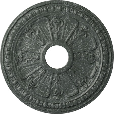 Raymond Medallion (Canopies up to 5 1/8"), 18 1/8"OD 3 5/8"ID x 1 1/8"P, Athenian Green Crackle